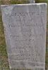 Headstone for Fanny A., and her daughter Rebecca Vadakin